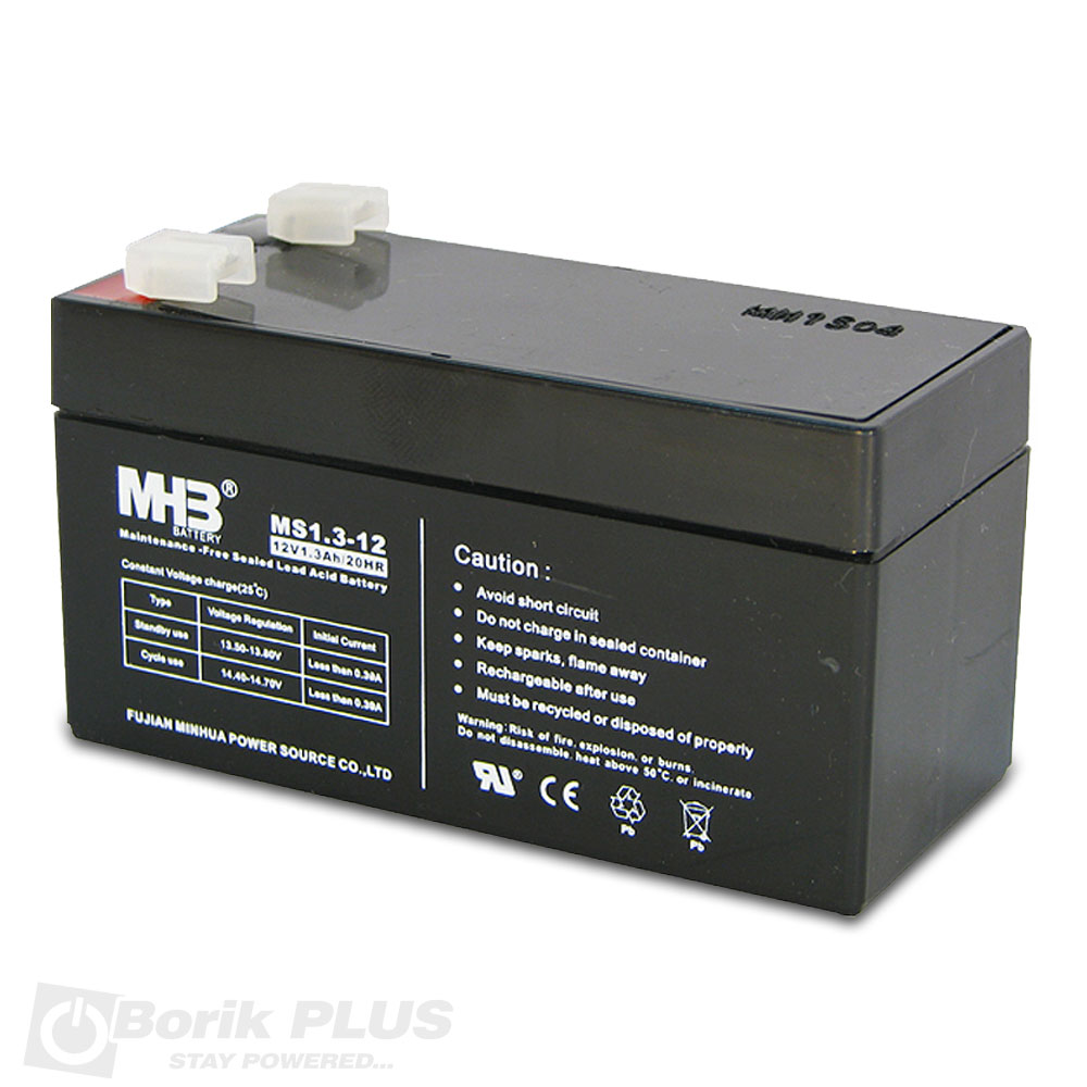 MS 1.3-12 Olovna VRLA baterija 12V 1.3Ah MS 1.3-12 Olovna VRLA baterija 12V 1.3Ah