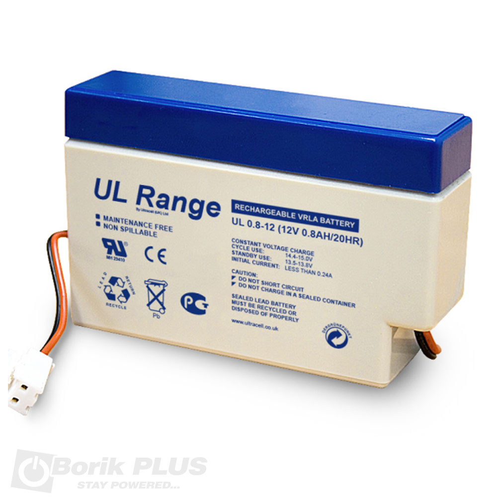 UL 0.8-12 Olovna VRLA baterija 12V 0.8Ah UL 0.8-12 Olovna VRLA baterija 12V 0.8Ah
