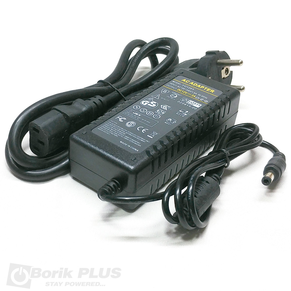 Napajanje za video nadzor 12V 3A u plasticnom kucistu Napajanje za video nadzor 12V 3A u plasticnom kucistu