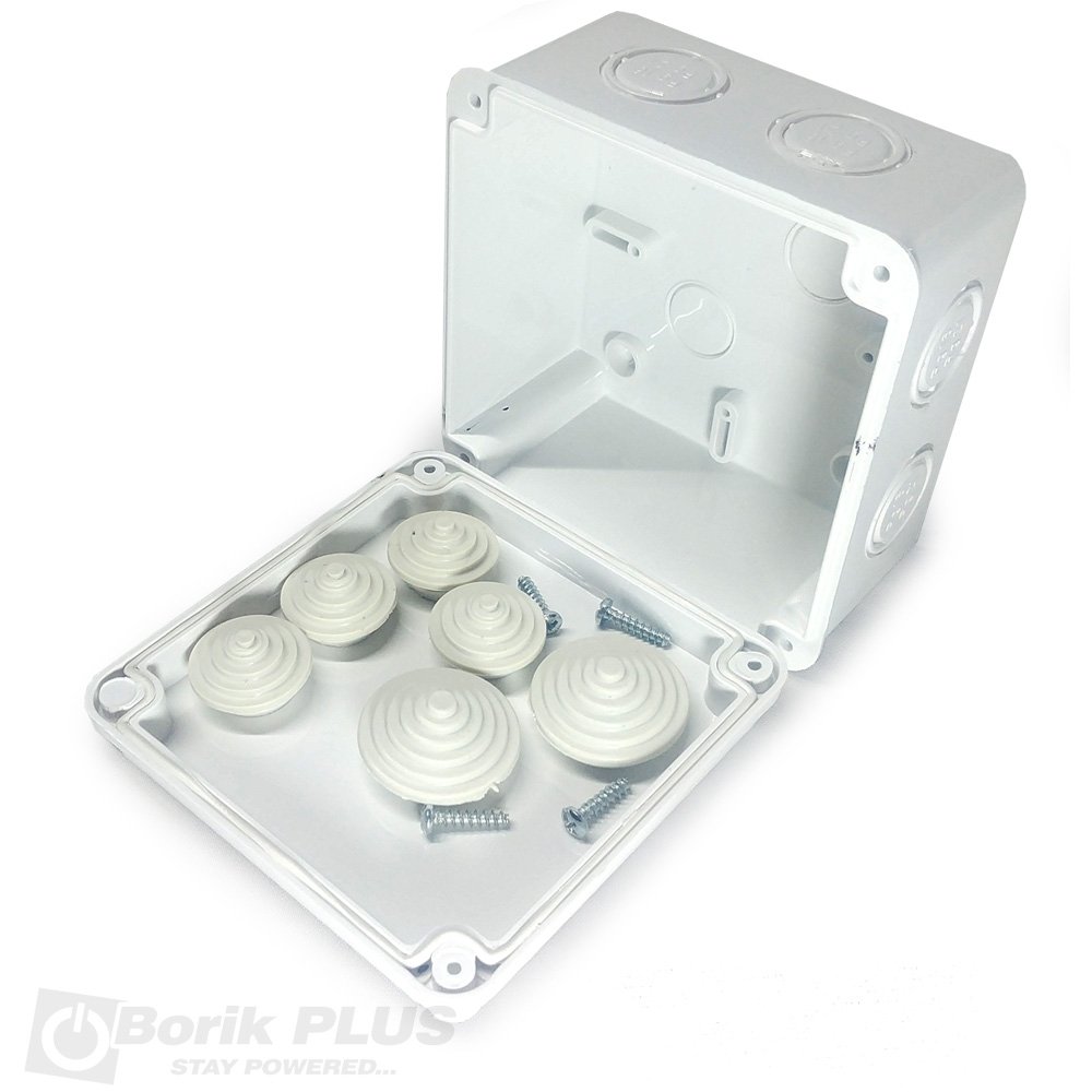 Plasticna ABS kutija 110x110 mm - IP 65 Plasticna ABS kutija 110x110 mm - IP 65