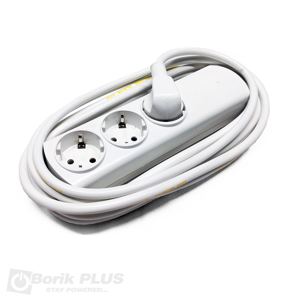 Produzni kabl duzine 5 metara sa 3 uticnice Produzni kabl duzine 5 metara sa 3 uticnice