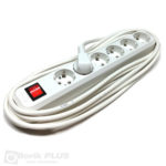 Produzni kabl duzine 5 metara sa 6 uticnica i prekidacem Produzni kabl duzine 5 metara sa 6 uticnica i prekidacem