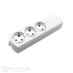 Uticnica za produzni kabl sa 3 mesta - elipsa Uticnica za produzni kabl sa 3 mesta - elipsa