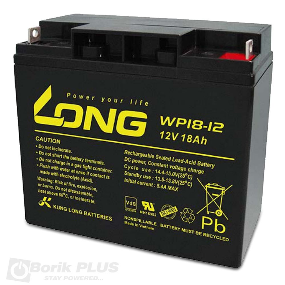 WP 18-12 Olovna VRLA baterija 12V 18Ah WP 18-12 Olovna VRLA baterija 12V 18Ah